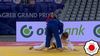 Judo Womens U52 Fabienne Kocher vs. Uta Abe Grand Slam Zagreb 2022 Semi