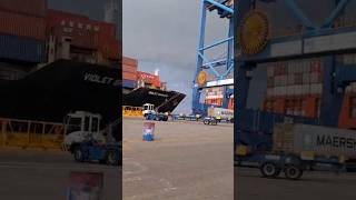 container ship loading and unloading video | Saudi Arabia | shorts video