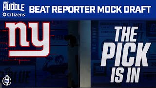 Beat Reporter Mock Draft | Giants Huddle | New York Giants