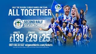 ALL TOGETHER: Wigan Athletic half season cards on sale now!