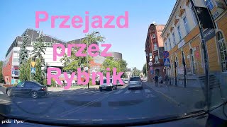 Przejazd przez Rybnik. Śląskie. Polska.