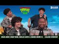 TMNT Mutant Mayhem Cast Interview Nicolas Cantu, Micah Abbey, Brady Noon, Shamon Brown Jr