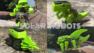 Cuma 70ribu Udah Bisa Bikin Robot! Ga pake baterai pula!! Tenaga Surya | DIY Solar Robot 4in1