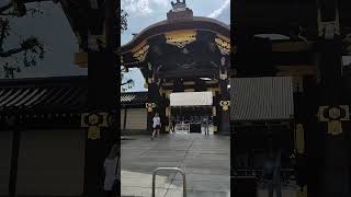 京都站10分钟左右的车程的东西本愿寺，很宏伟。京都塔根本不高[阴险]，灯光秀在10楼拉面小路出口处穿过空中走廊下扶梯就可以看了。京都旅游的人很多，天也太热，总体来说还可以[偷笑][偷笑][偷笑]