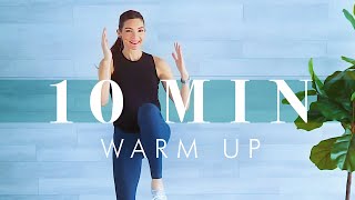 10 minute Cardio Warm Up Workout // Low Impact Exercises for Seniors \u0026 Beginners