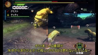 【MH3G】ゆっくりたちが水中を極めるハンターになる！？【ゆっくり実況】part3