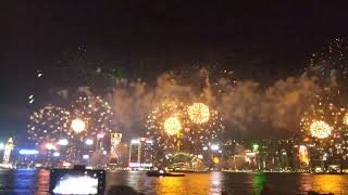 Nanuod kami ng fireworks sa hongkong