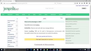 What are the advantages of JMS? | javapedia.net