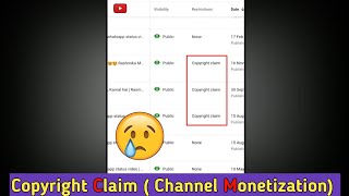 Copyright Claim 😭 | Channel Monetize होगा या नहीं | Copyright Claim Channel Monetization Policy