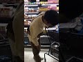 His first time for grocery shopping|| college life|| budge lesson