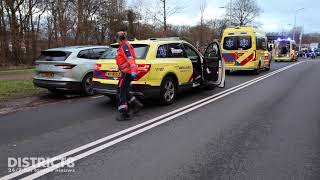 Twee kinderen gewond na aanrijding met auto Madesteinweg