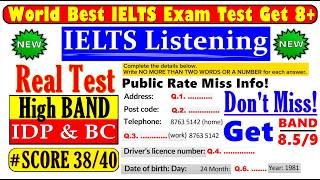 IELTS LISTENING PRACTICE TEST 2024 WITH ANSWERS | 14.12.2024