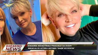 Adrianna Biedrzynska pokazala za duzo?!  kreacja 60-letniej aktorki \