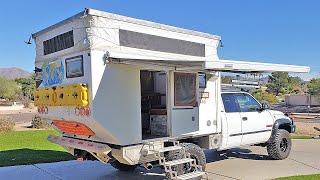 Custom Fiberglass Pop Up Truck Camper XP CUBE Rig Walk Through