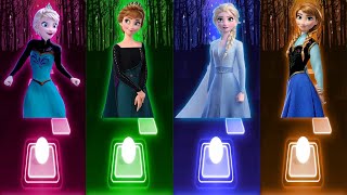 Frozen Vs Frozen 2 Elsa Anna |  Let It Go - Do You Want to Build a Snowman? | Game Songs| Tiles Hop