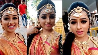 Aishwarya pisse Instagram Live Video on the sets of #Sarvamangalamangalye