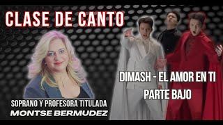 El Amor En Ti | CANTA A DIMASH - Parte de Bajo | Clase de Canto | Vocal Coach | Subtítulos