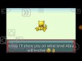 how to evolve abra to kadabra on pokemon ruby sapphire emerald