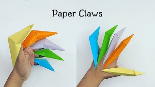 How To Make Easy Paper CLAWS For Kids / Nursery Craft Ideas / Paper Craft Easy / KIDS crafts