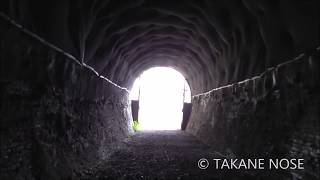 長野県安曇野市の三五山トンネルを歩いてみた