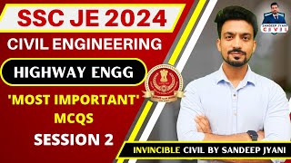 2. Highway Engineering | Most Important MCQs of Civil Engineering 2024 #sandeepjyani #sscje2024civil