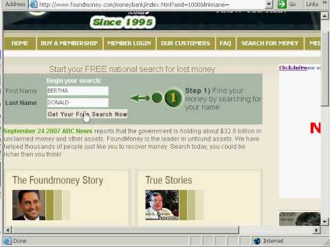 Locating Unclaimed Money, palonek.blog.ca Locating Unclaimed Money, palonek.blog.ca