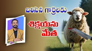 బలిసిన గొర్రెలకు శిక్షయను మేత || యెహెఙ్కేలు 34 (Part -2) || Pastor JOHN PAUL #pastorjohnpaul #bible