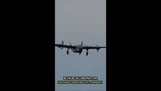 B-24LB-30 LIBERATOR ARRIVAL ORLANDO SANFORD INT'L AIRPORT#AVIATION #shorts