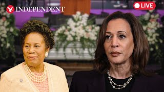 Live: Kamala Harris delivers eulogy at funeral for Congresswoman Sheila Jackson Lee