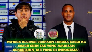 Patrick Kluivert mengucapkan terima kasih kepada Shin Tae-yong usai membawa ?