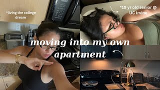 moving into my first apartment *19 yr old senior at UC Irvine (i still hate moving)