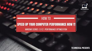 Windows Series : Master Your PC : Revive Your Slow Windows PC with These 7 Expert Tips!