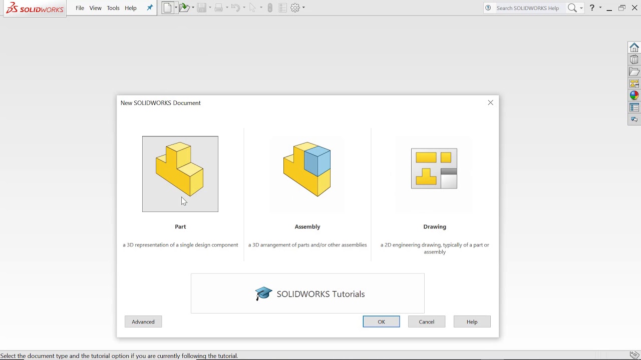 Setting Up A Part Template In SolidWorks - YouTube