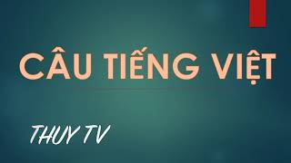 Câu trong Tiếng Việt | Ngữ pháp Tiếng Việt