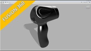 12.1 Hair Dryer Casing V2 - Fusion 360 Training - Surfaces