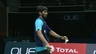 OUE Singapore Open 2017 | Badminton F M3-MS | Sai Praneeth B. vs Kidambi Srikanth