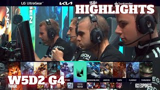 RGE vs G2 - Highlights | Week 5 Day 2 S12 LEC Summer 2022 | Rogue vs G2 Esports W5D2