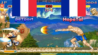 超级街霸2X ➤ pe1port (France) vs HopeTal (France) Super Street Fighter 2 Turbo