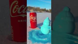 Blue Snowman Vs Blue Coca Cola