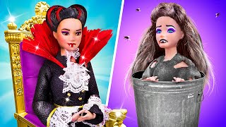 Rich Vampire vs Broke Vampire / 10 Barbie Doll DIYs