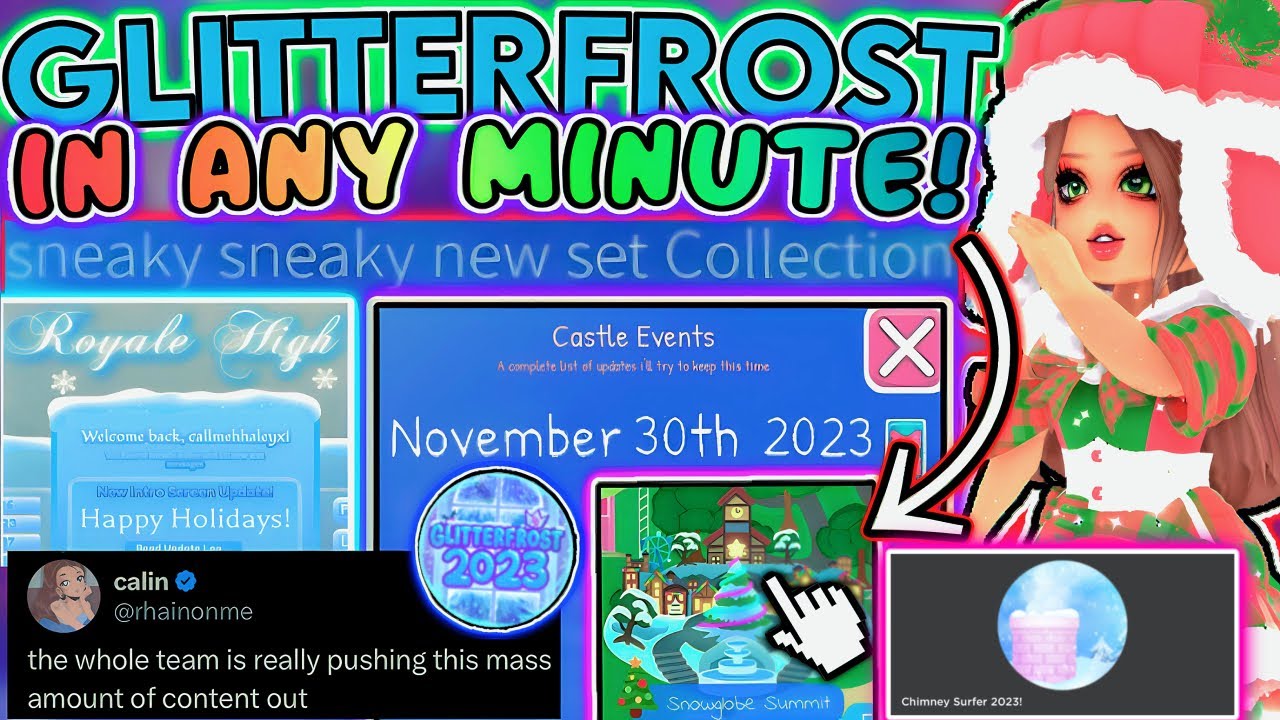 MORE BADGES?! GLITTERFROST UPDATE COMES ANY MINUTE NOW TODAY ...