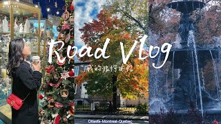 Road Trip Vlog|渥太华🚗蒙特利尔🚗魁北克| 天旅行｜鬼怪｜加拿大🇨🇦