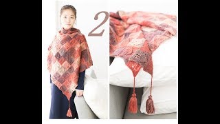 How to Knit Shawl:Deciduous Shawl 2/3