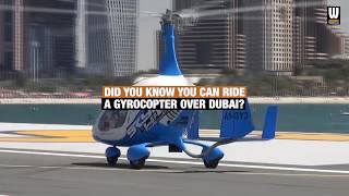 Take a gyrocopter ride over Dubai Marina