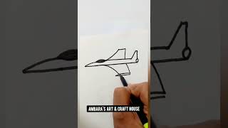 🔴 How to Draw a Plane ✈ | Easy Drawing | Figure Drawing #shorts #ytshorts #drawing