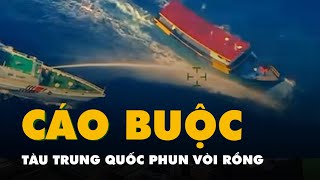 Video tàu Trung Quốc phun vòi rồng tới tấp vào tàu Philippines ở bãi Cỏ Mây