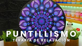 Técnica de Puntillismo. La terapia de relajación.