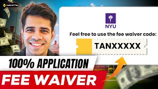 University Application Fee Waiver Codes - Spring/Fall 2026