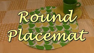 Easy Round Placemat