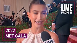 Hailey Bieber's SECRET to Glowing Skin at Met Gala 2022 (Exclusive) | E!